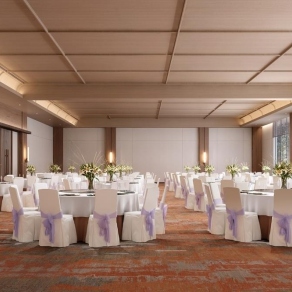 现代酒店宴会厅3D模型下载